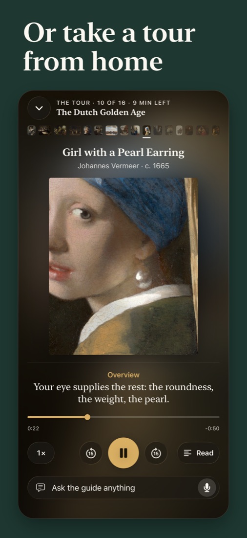 A room's tour at the Girl with a Pearl Earring