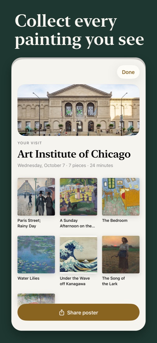 A museum visit's recap
