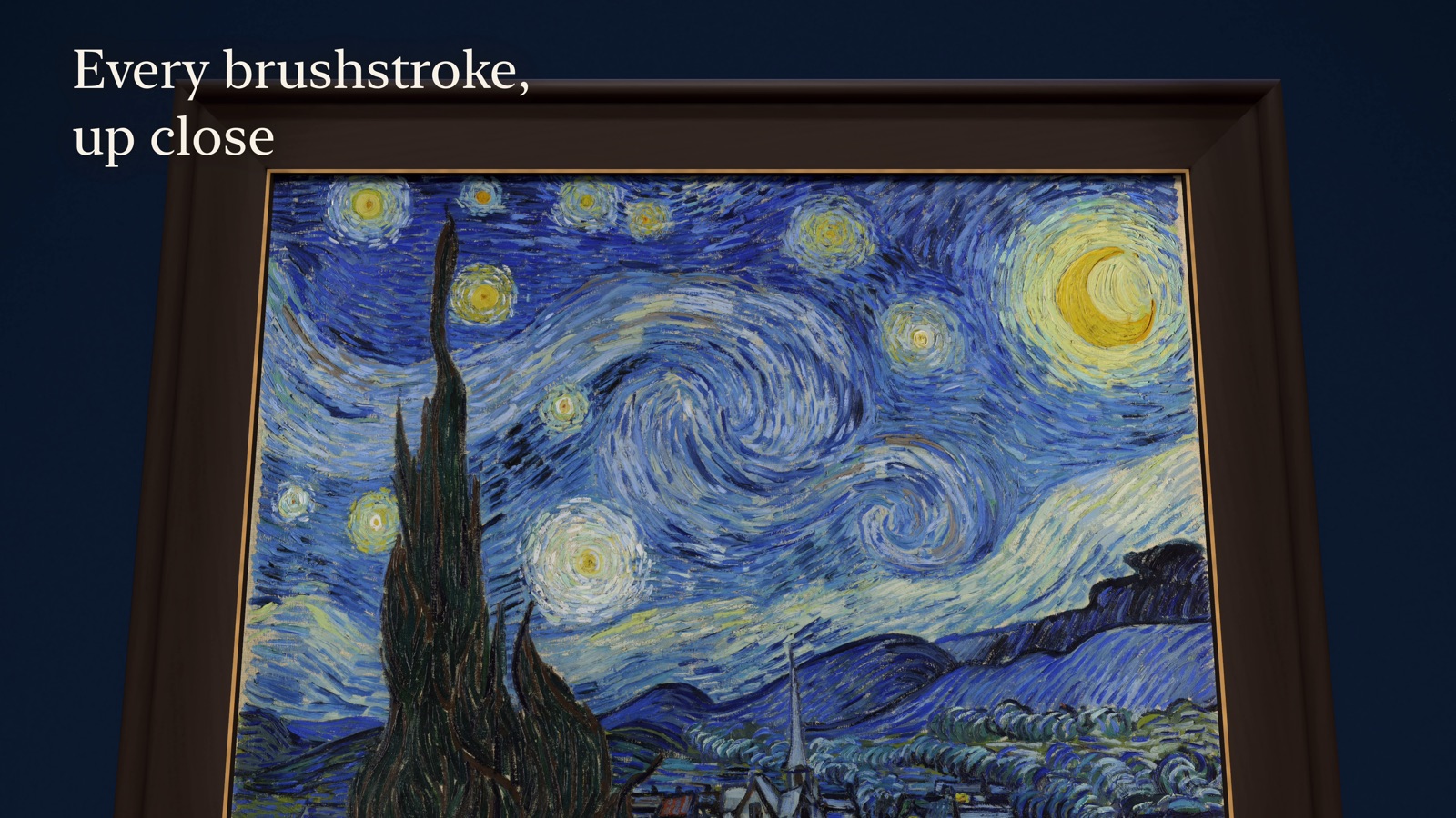 The Starry Night up close