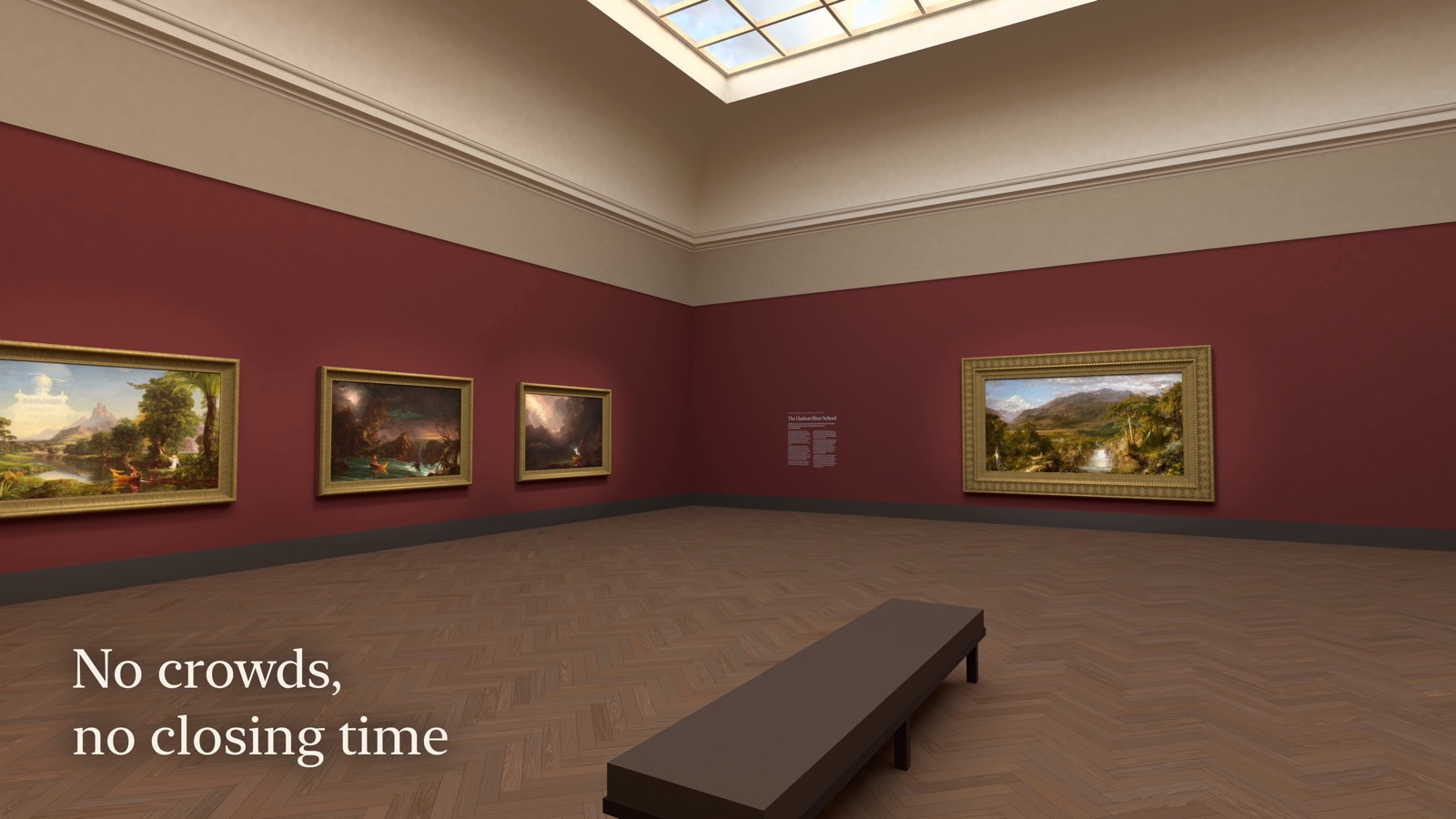 The Hudson River School room